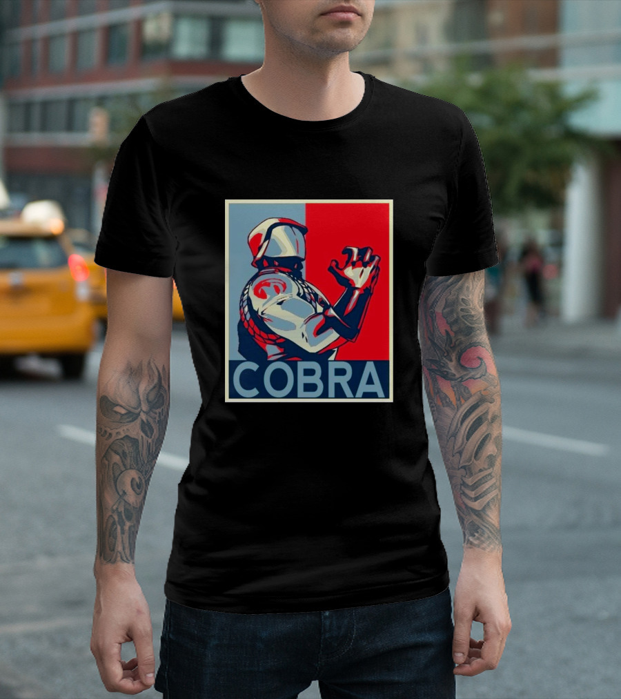 Cobra Classic Commander Red Blue Iconic T-Shirt