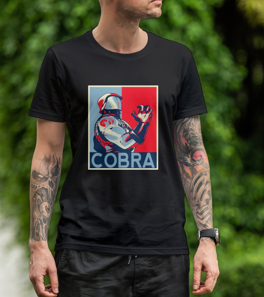 Cobra Classic Commander Red Blue Iconic T-Shirt