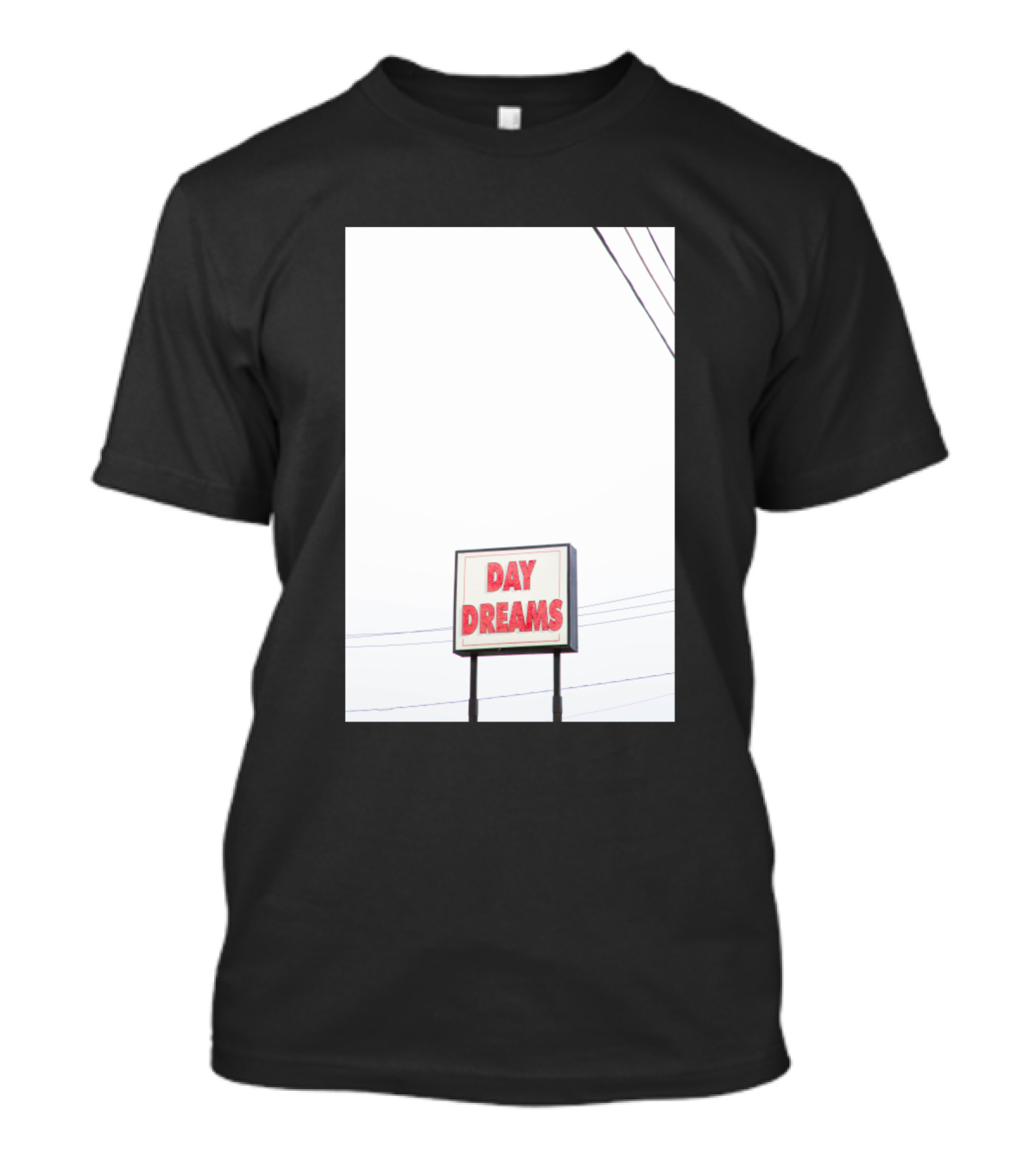 Day Dreams Vintage Minimalist Sign With Wires T-Shirt