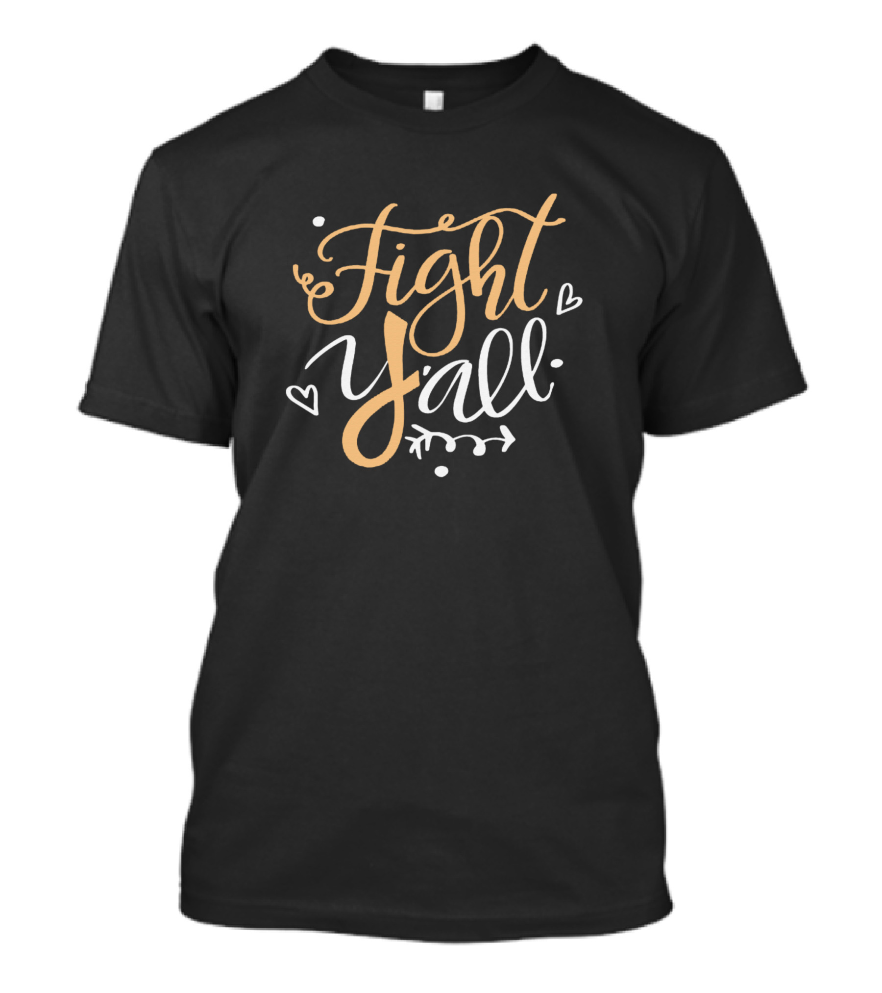 Fight Yall Believe Endometrial Cancer Awareness T-Shirt