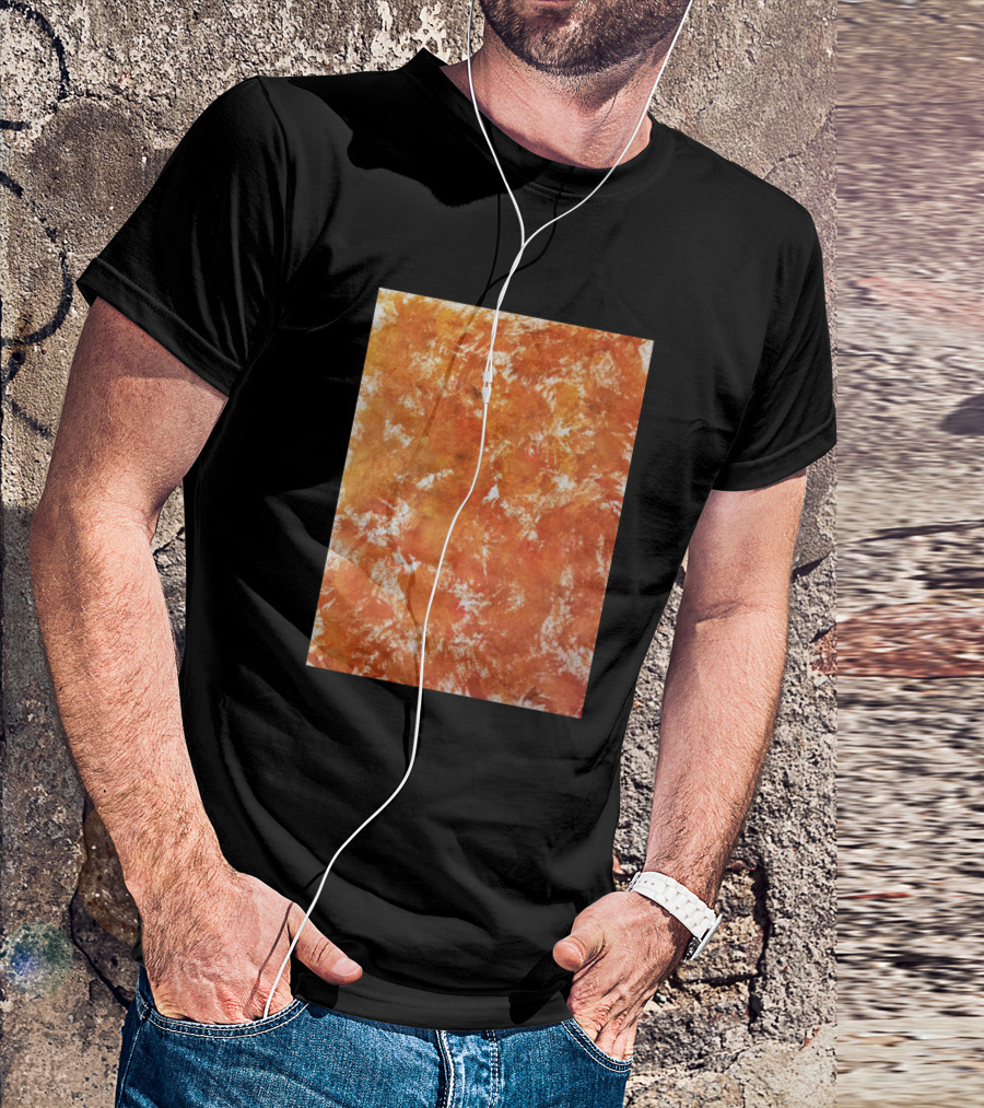 Fun Fall Orange Splashes Autumn Texture T-Shirt