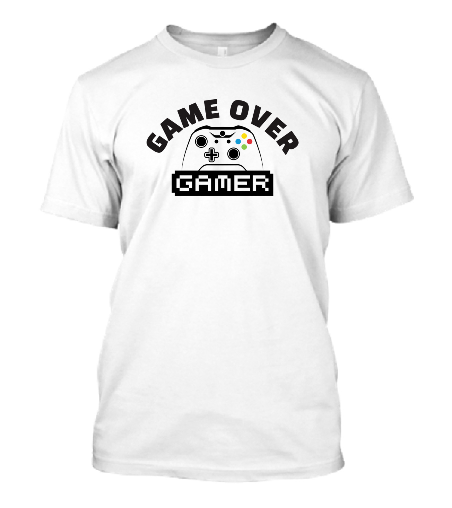 Game Over Gamer Video Game Controller T-Shirt