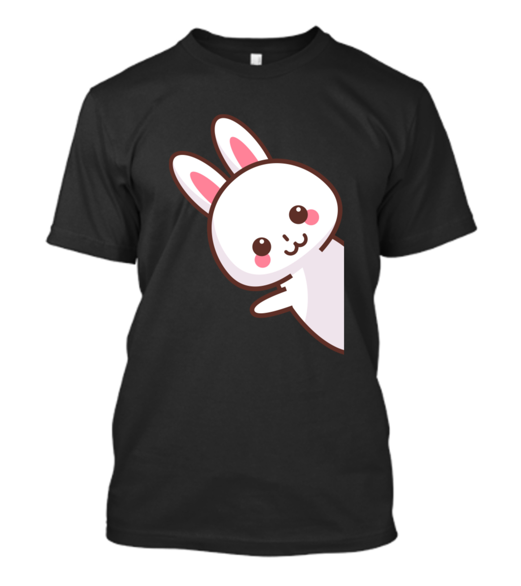 Hello Bunny Kawaii Peekaboo T-Shirt