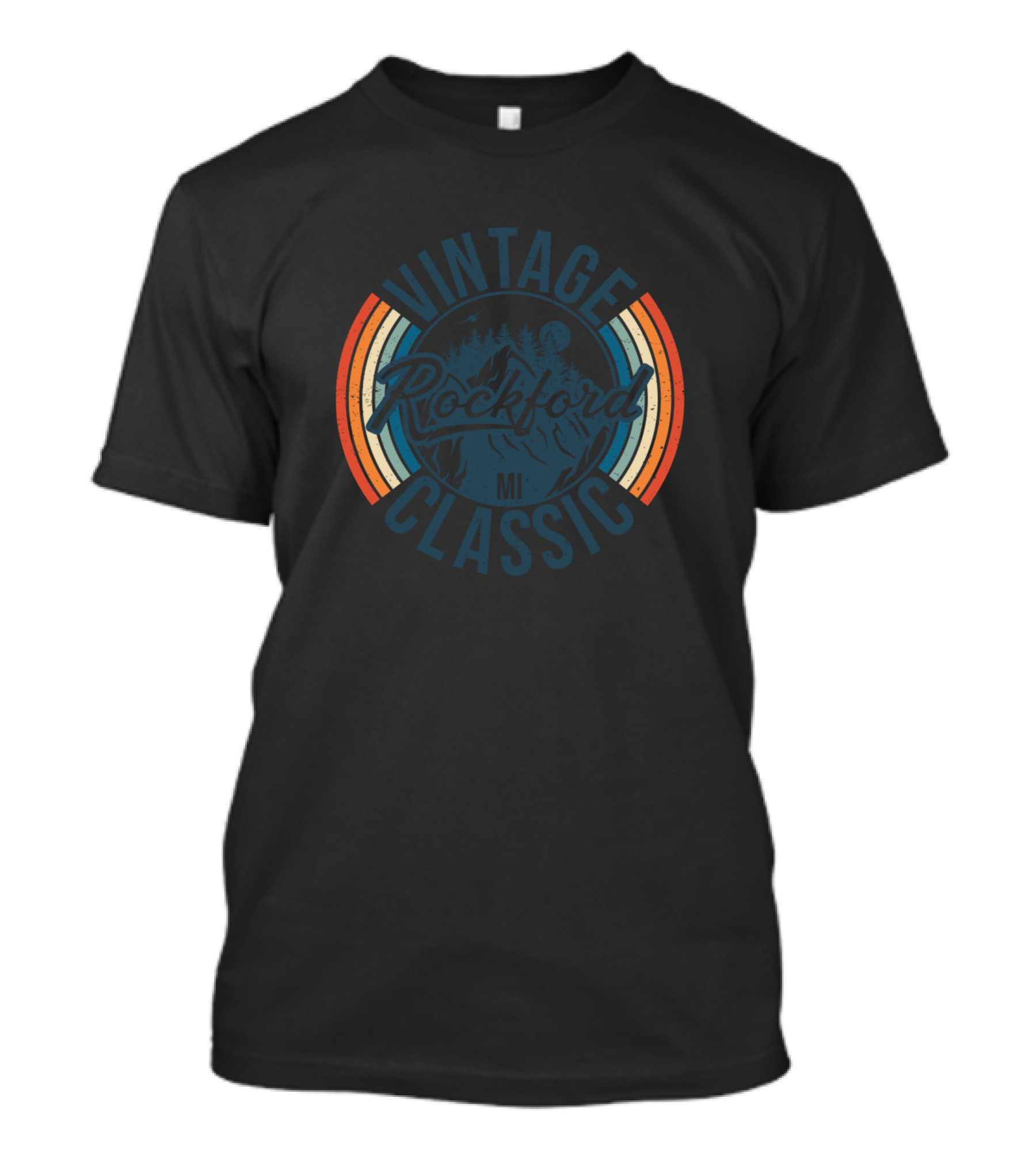 Vintage Classic Rockford Michigan MI T-Shirt