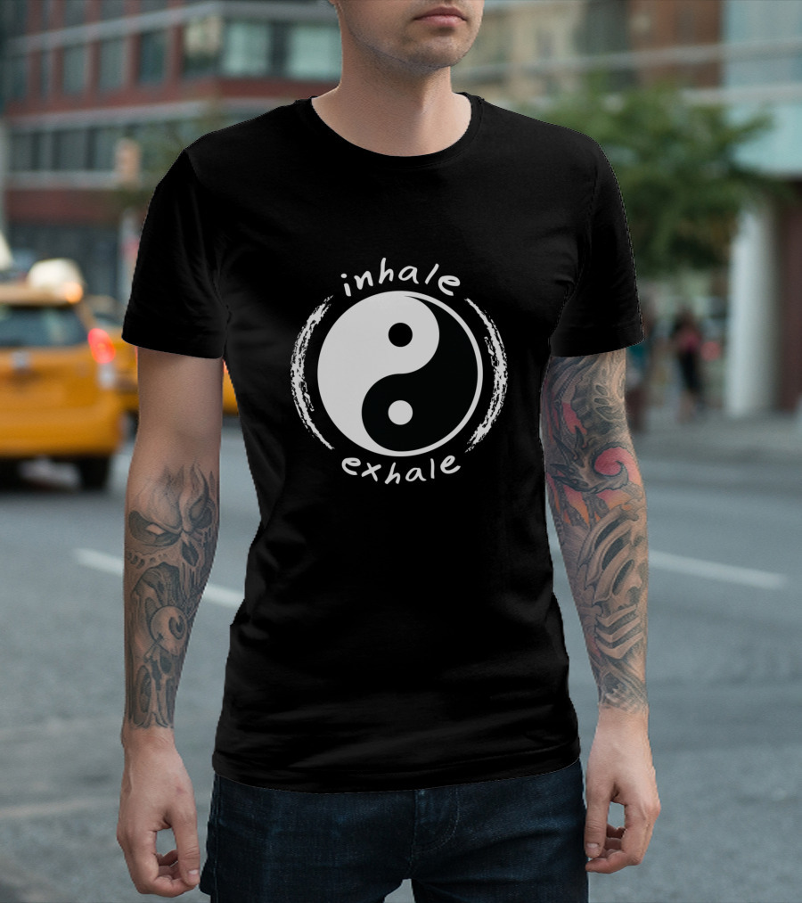 Inhale Exhale Yin Yang T-Shirt