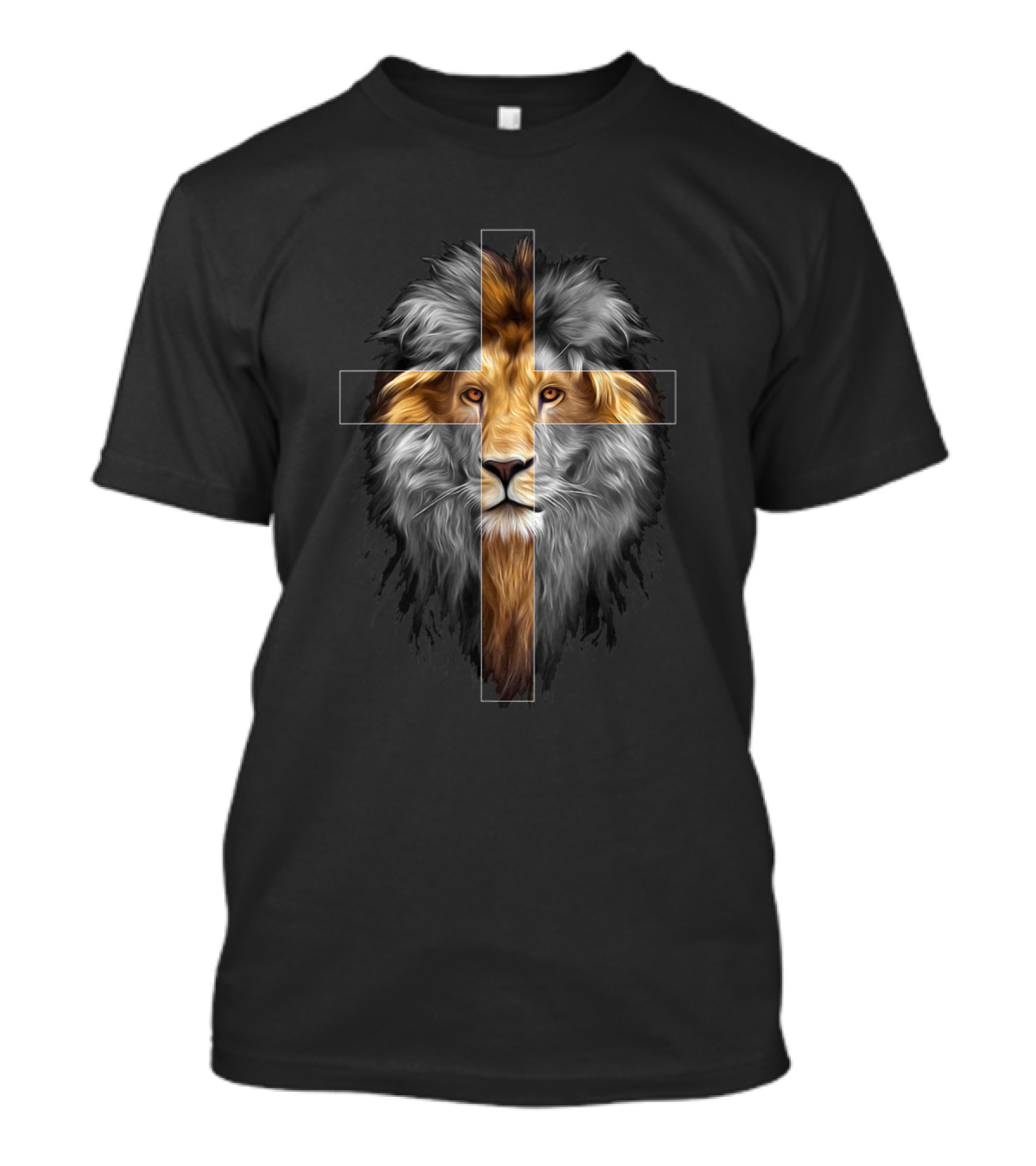 Lion Of Judah Jesus Cross T-Shirt