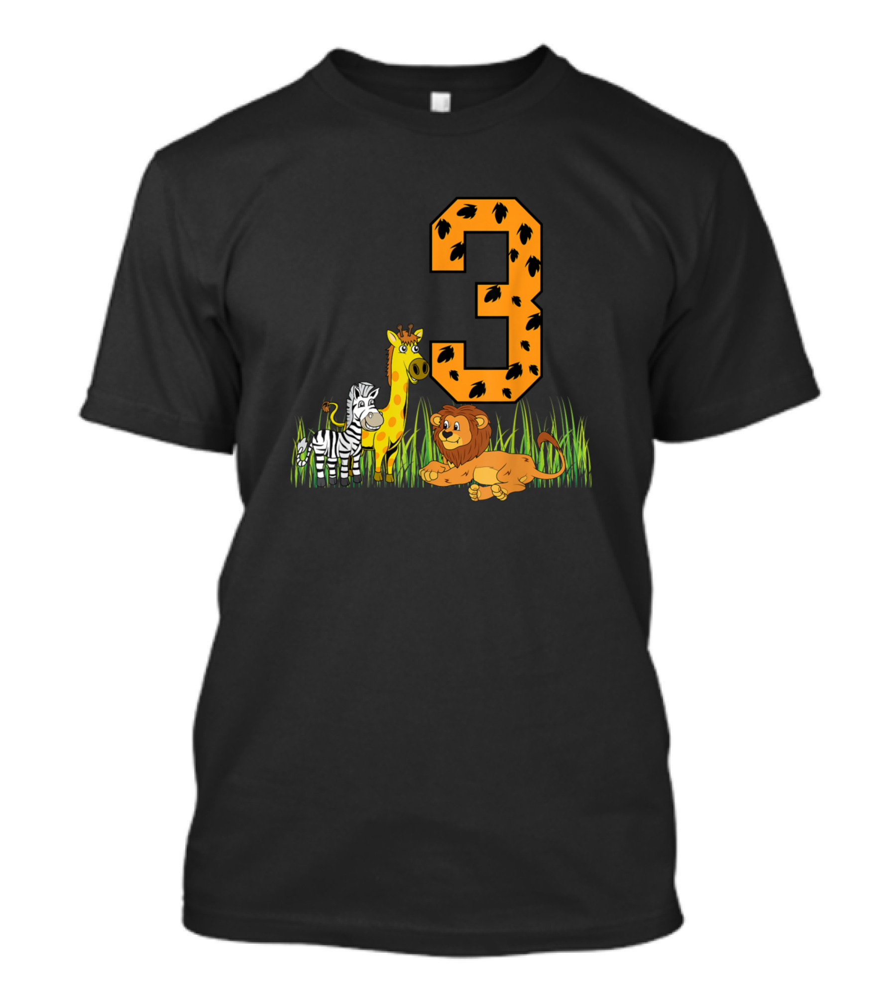 Kids Jungle Safari 3rd Birthday Zoo Costume T-Shirt