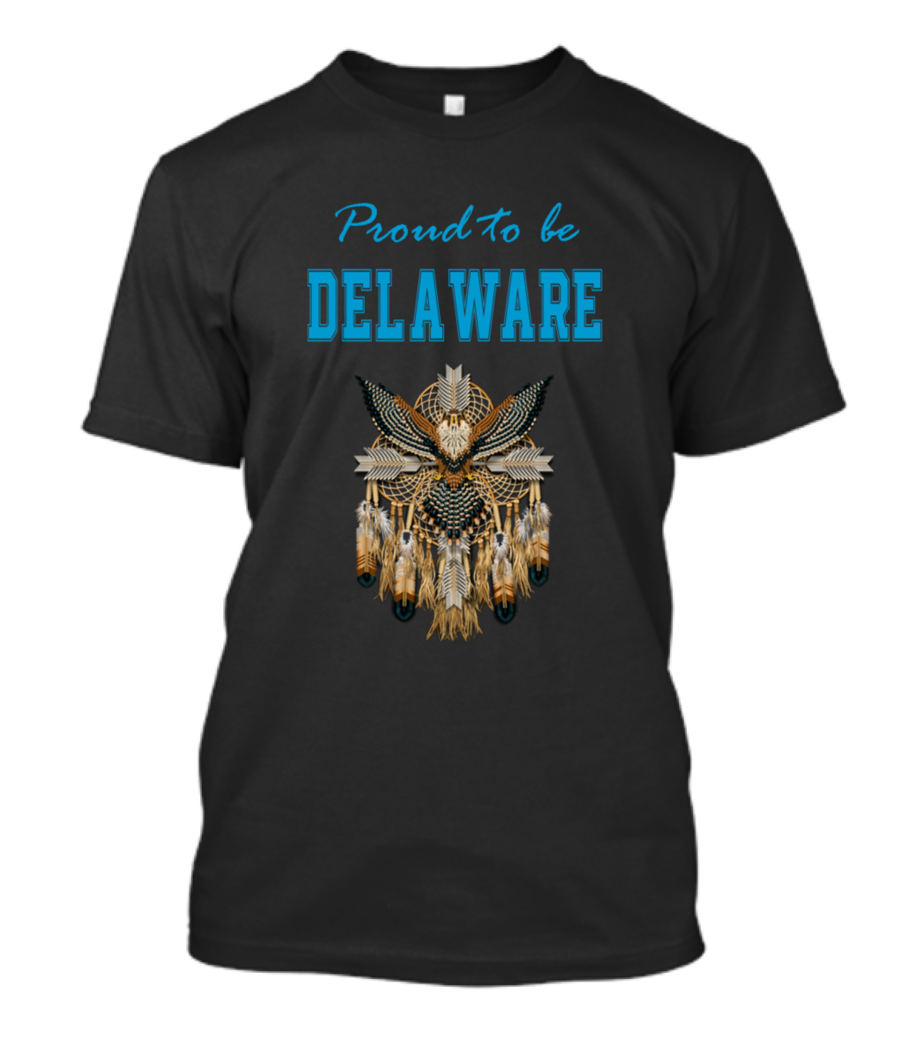 Proud To Be Delaware Native American Dreamcatcher T-Shirt