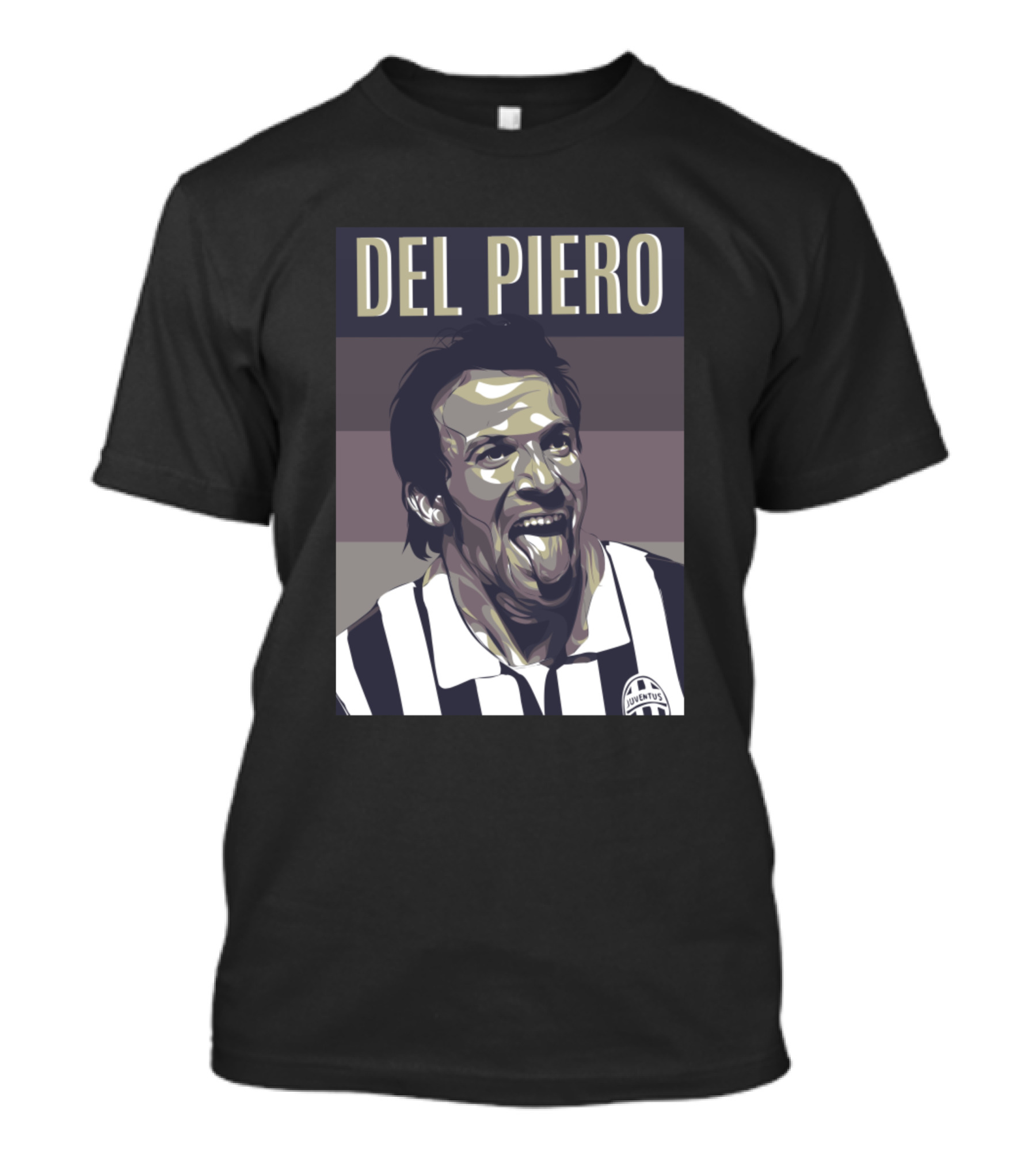 Del Piero Juventus Striped Legend T-Shirt