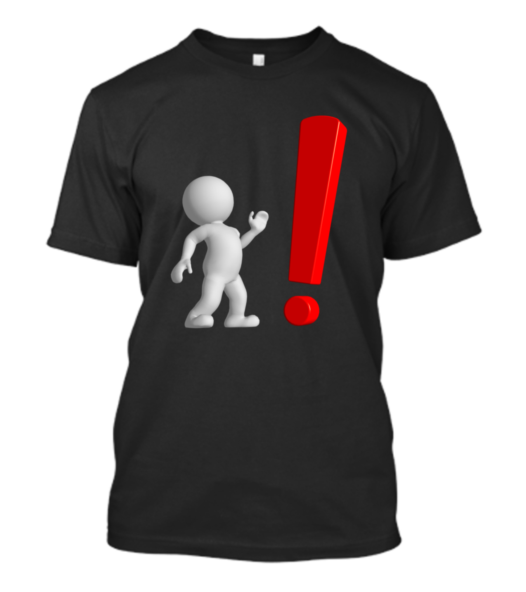 Avatar Exclamation Point 3D Figure T-Shirt