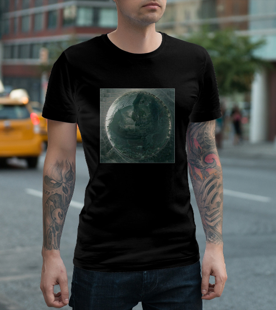 Bull Gang Marble Reflection Sphere T-Shirt