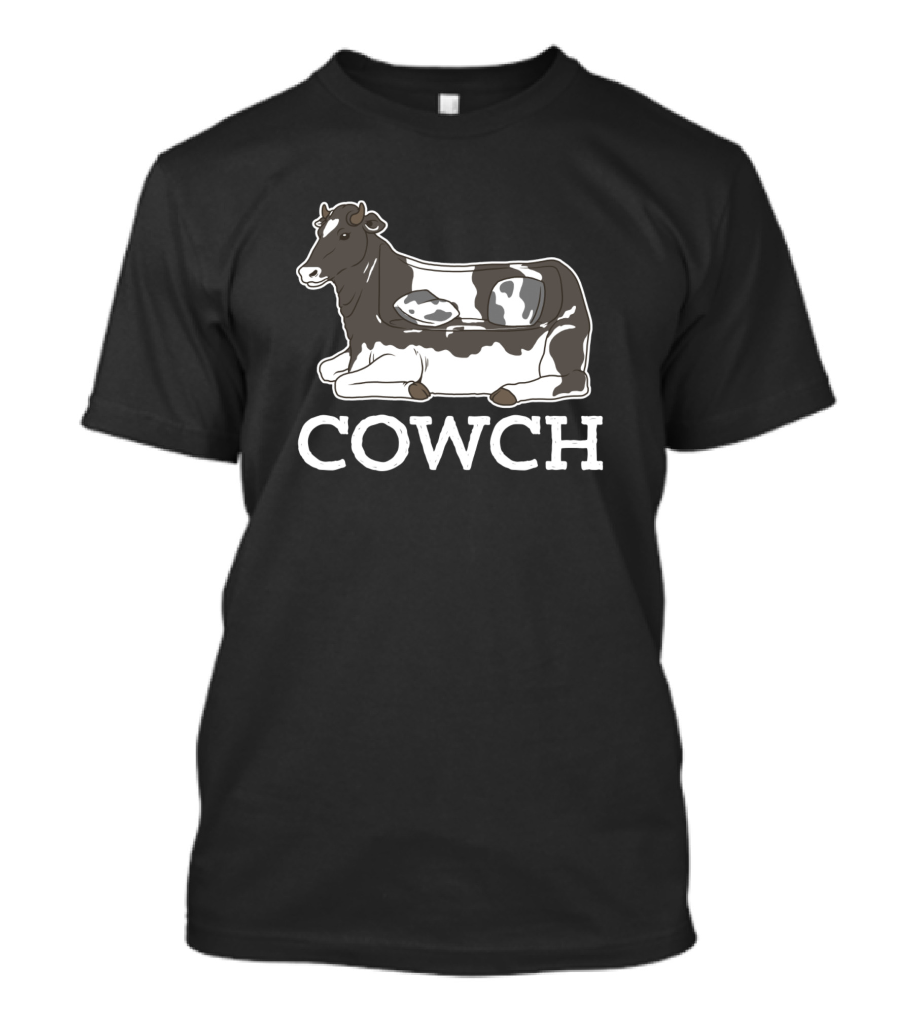 COWCH Funny Cow Couch Farm Animals T-Shirt