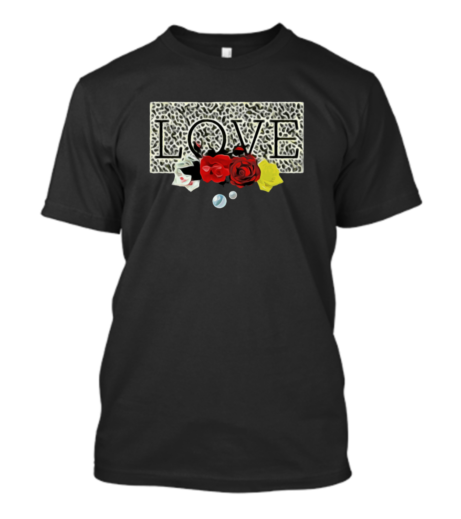 LOVE Floral Rose T-Shirt