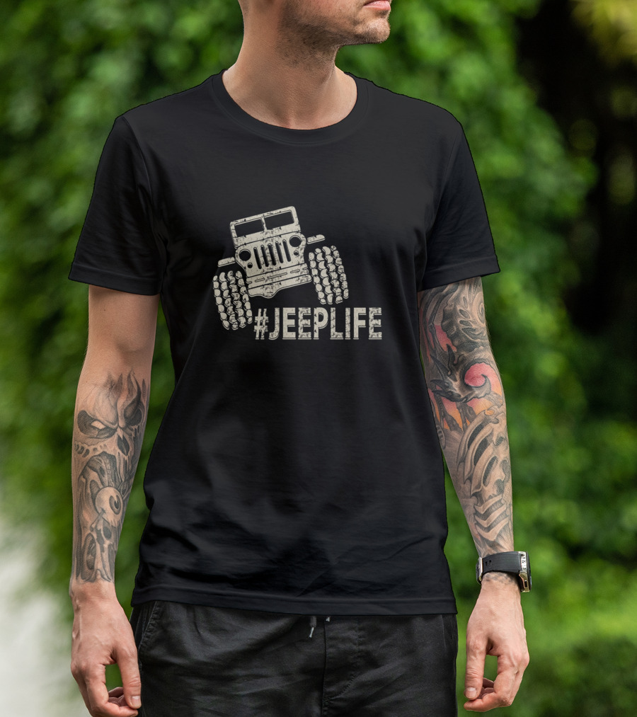 JeepLife Rugged Off-Road Adventure Lifestyle T-Shirt
