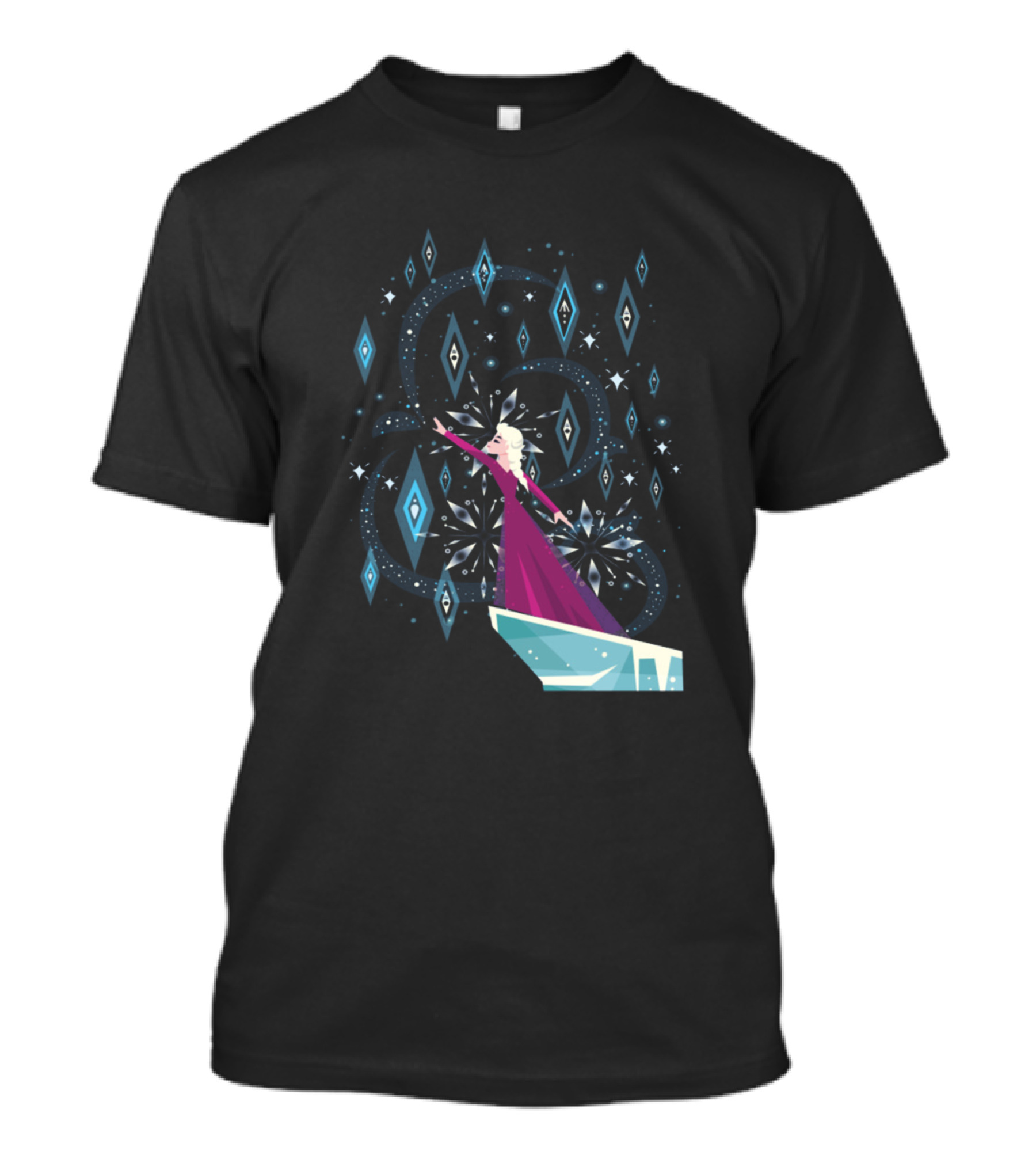 Frozen Elsa Ice Magic Snowflakes T-Shirt