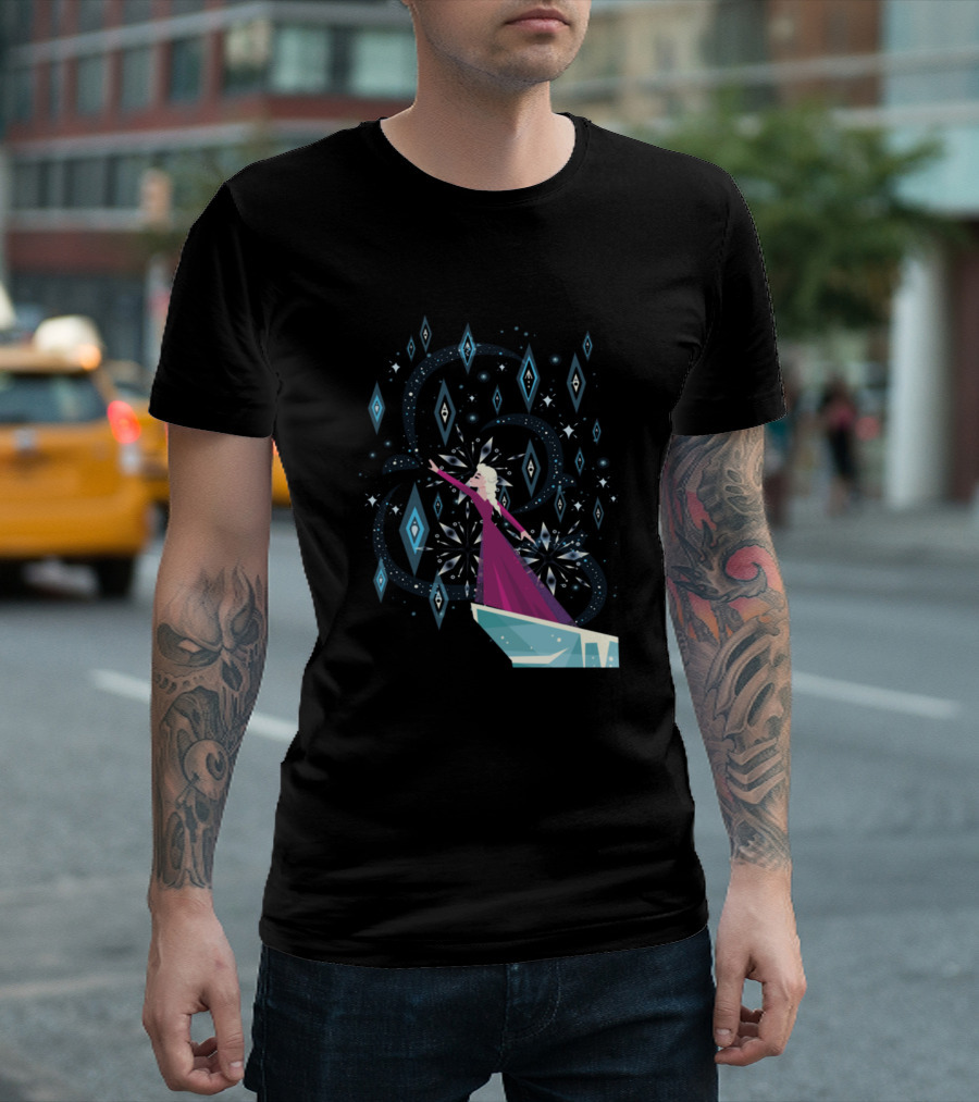 Frozen Elsa Ice Magic Snowflakes T-Shirt
