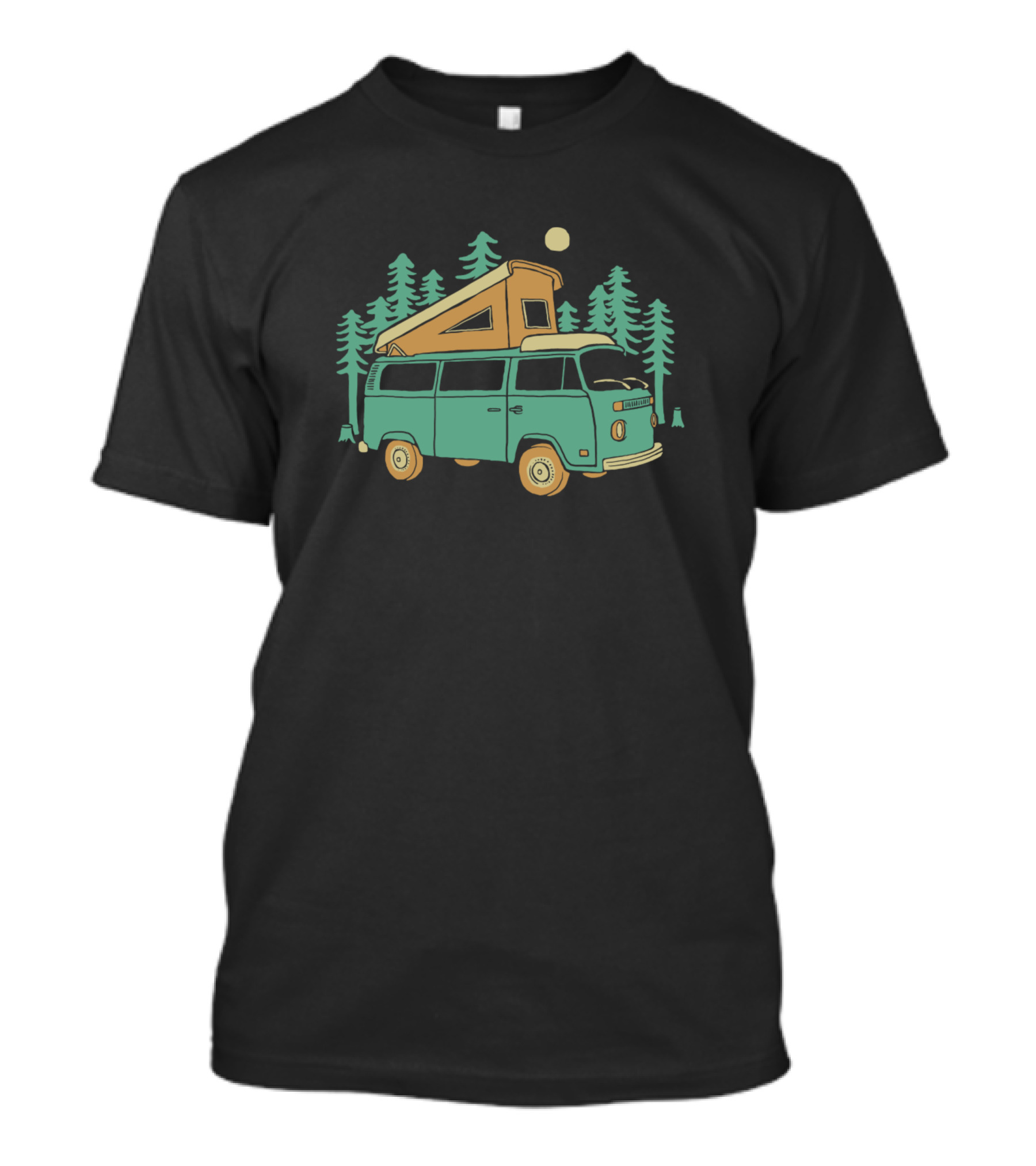 The Wilderness Camper Van Adventure In The Forest T-Shirt