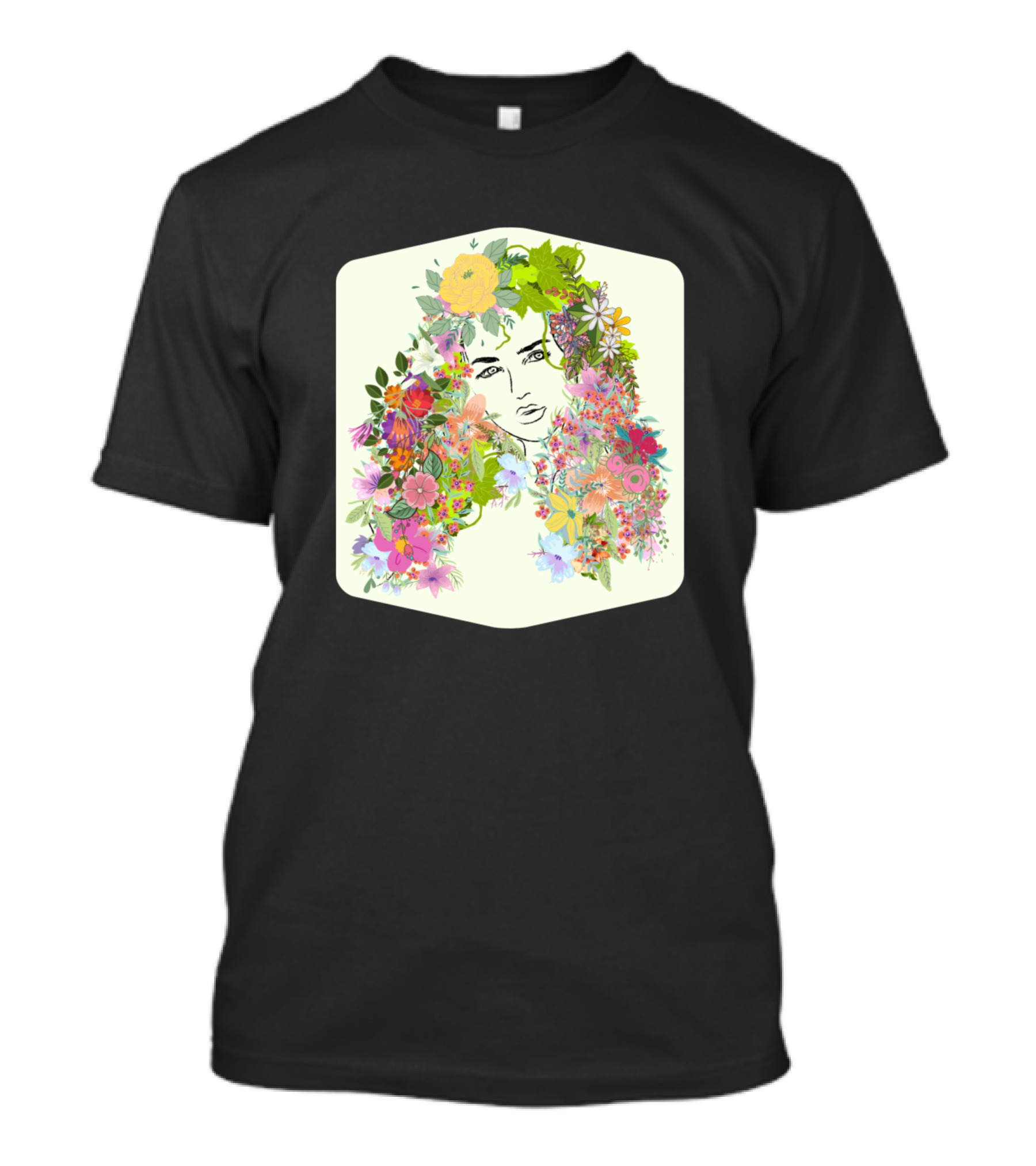 You Grow Girl Floral Hair T-Shirt