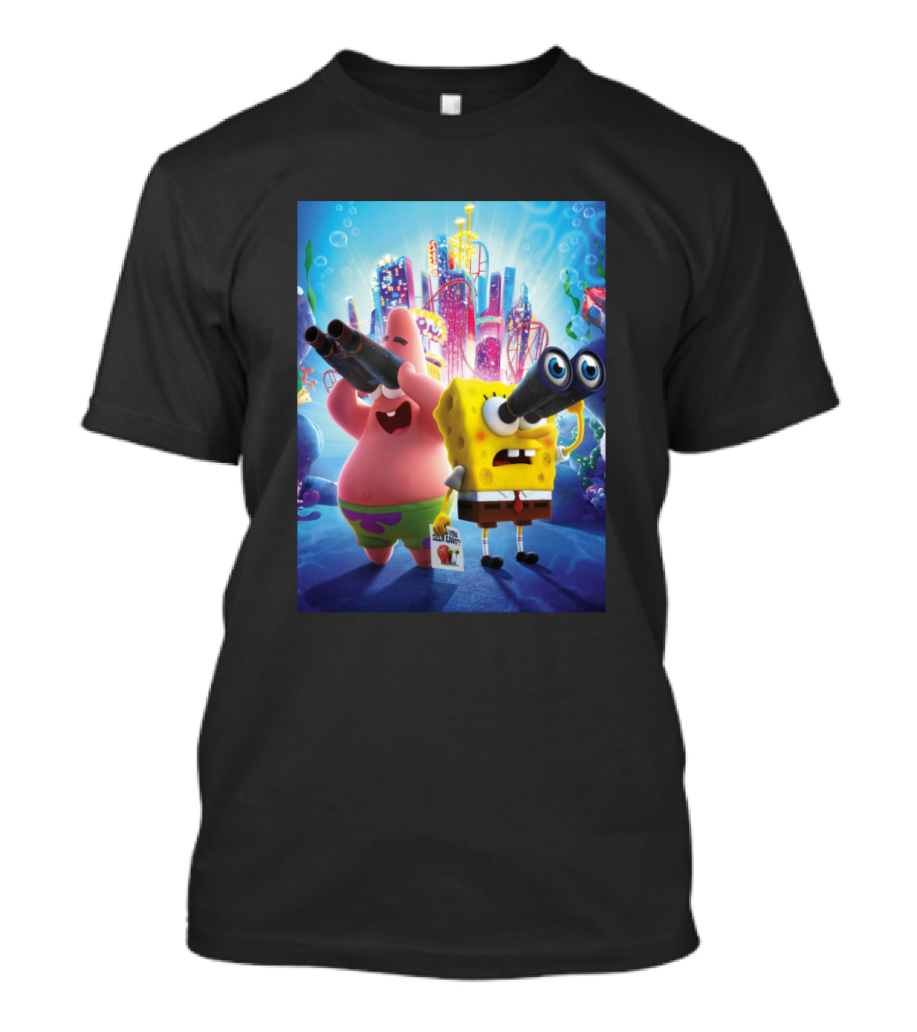 SpongeBob And Patrick City Adventure Binoculars T-Shirt