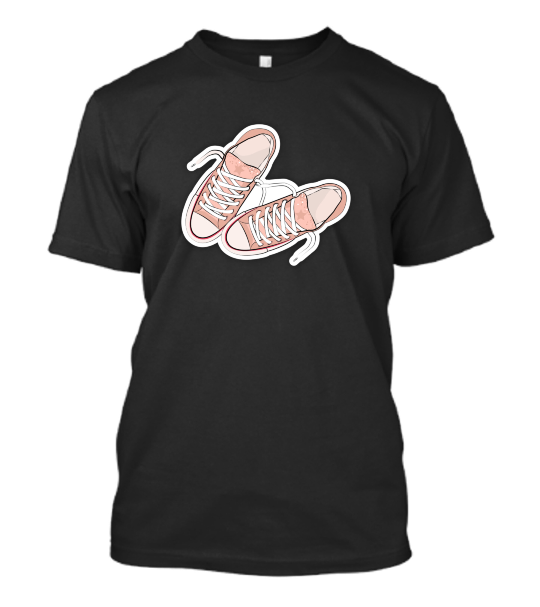 Cute Pink Sneaker New Fashion Wonderful And Cool T-Shirt