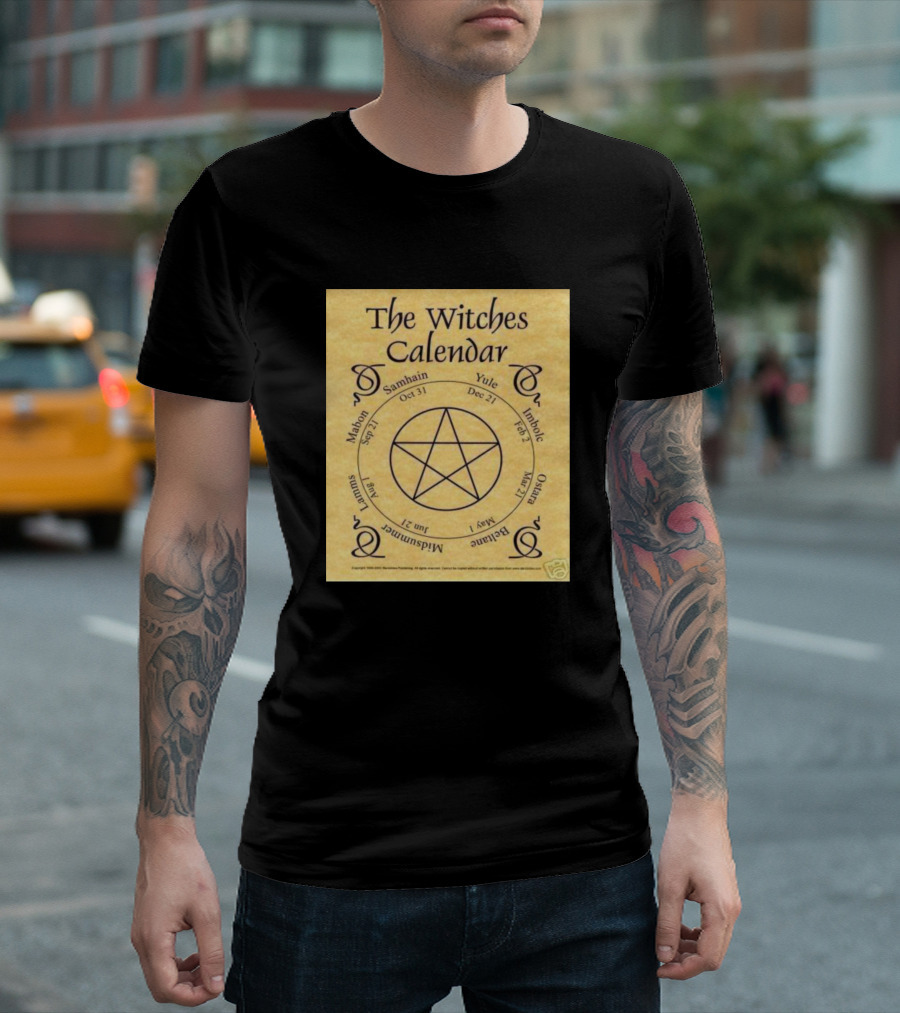 Geillis Duncan The Witches Calendar Beginnings Of Madness Samhain Yule Imbolc Beltane Mabon Lammas Midsummer T-Shirt