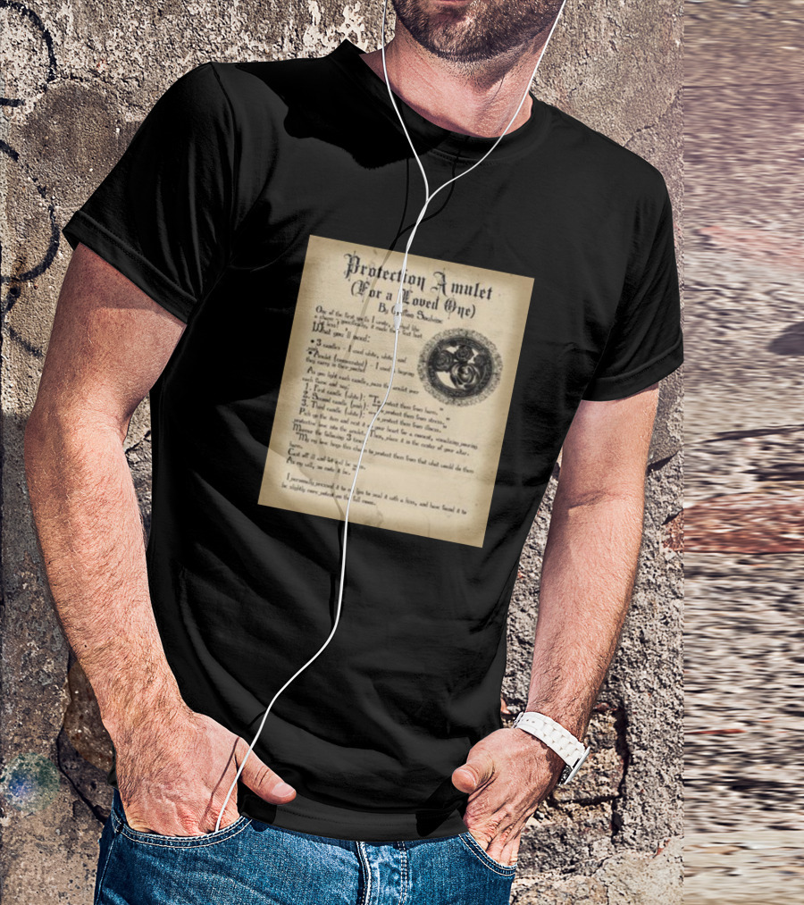 Protection Amulet For A Loved One By Gryffon Shadow Wiccan Spell Instructions T-Shirt