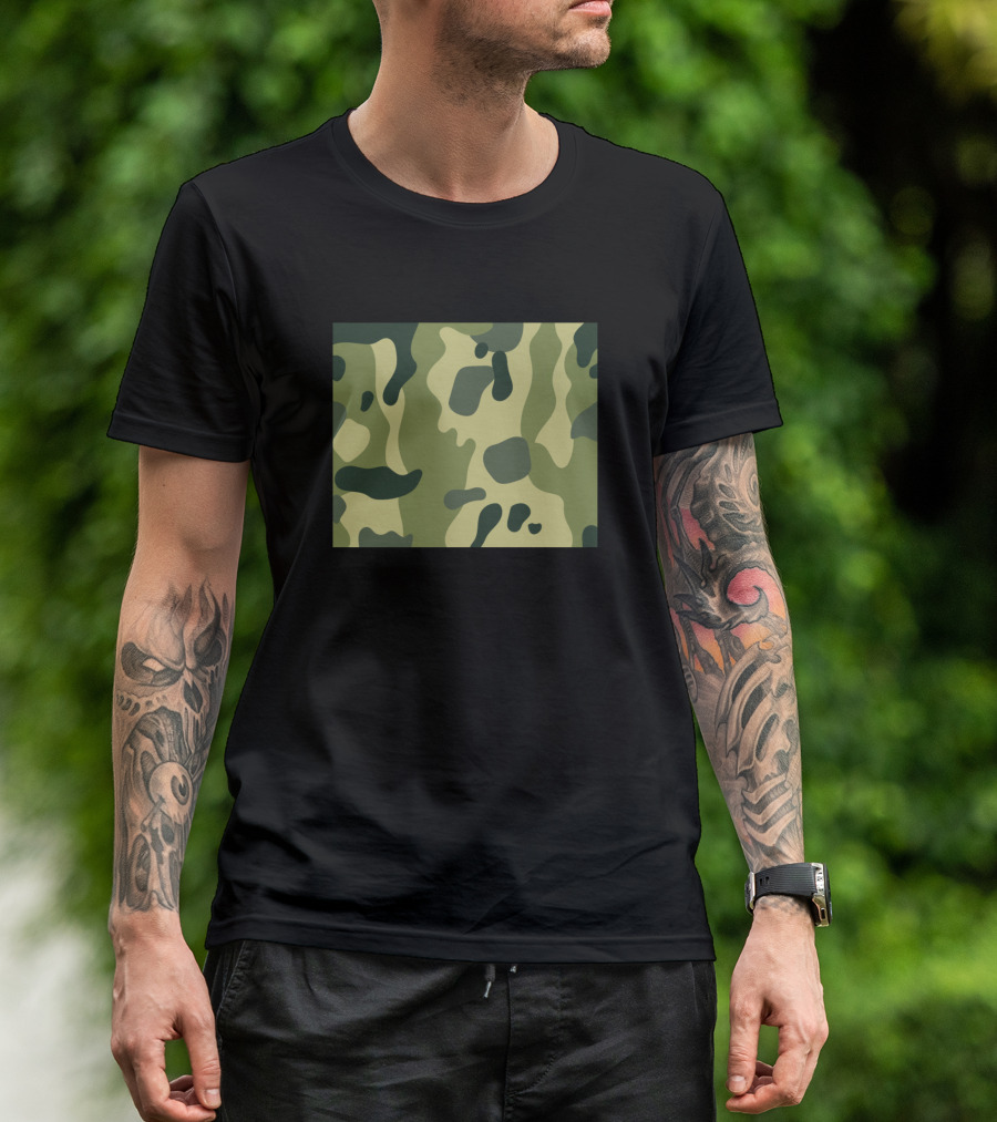 Camo Military Green T-Shirt
