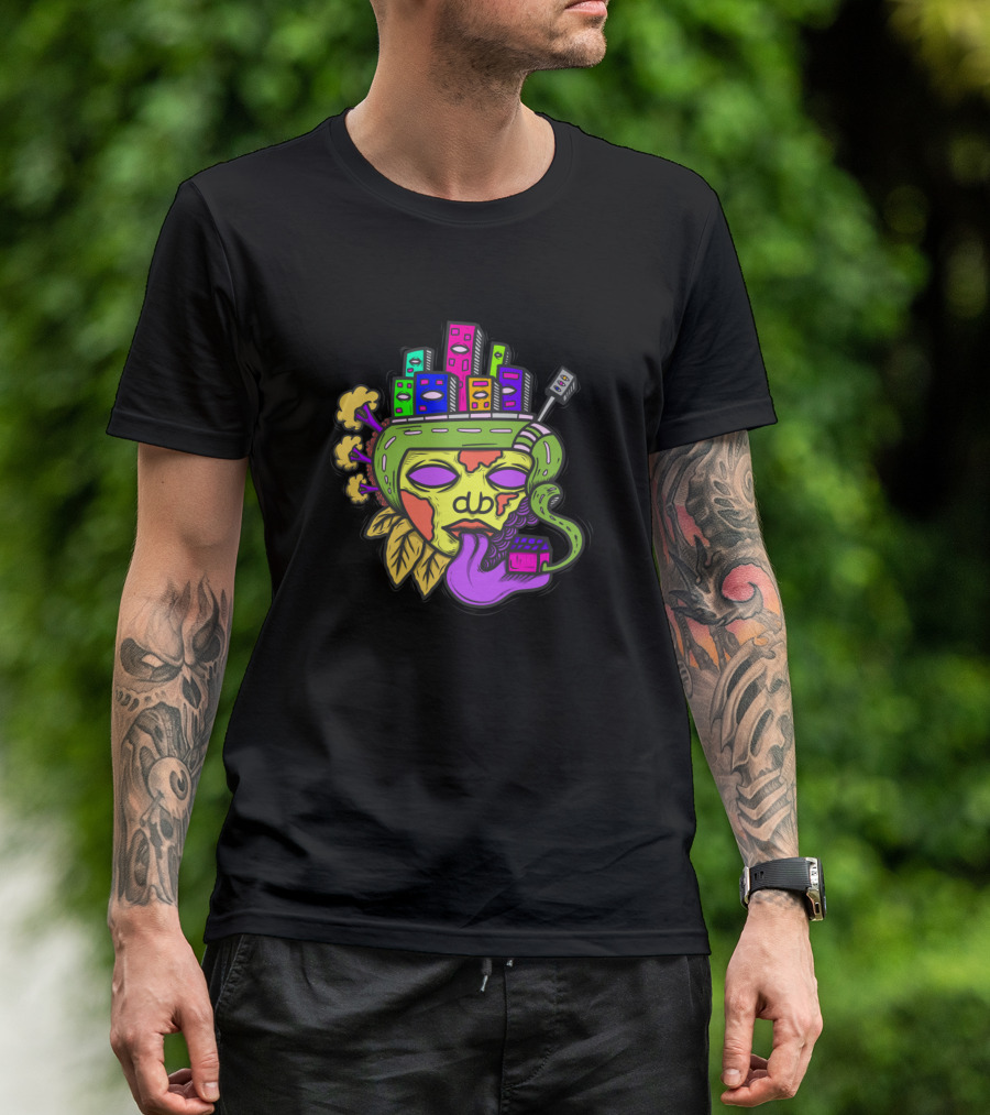 Dub City Surreal Urban Mask T-Shirt