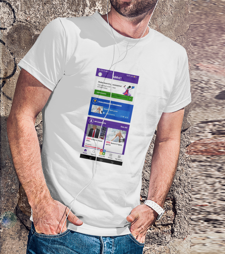 Kahoot Learning Challenges And Quiz Games Collection T-Shirt