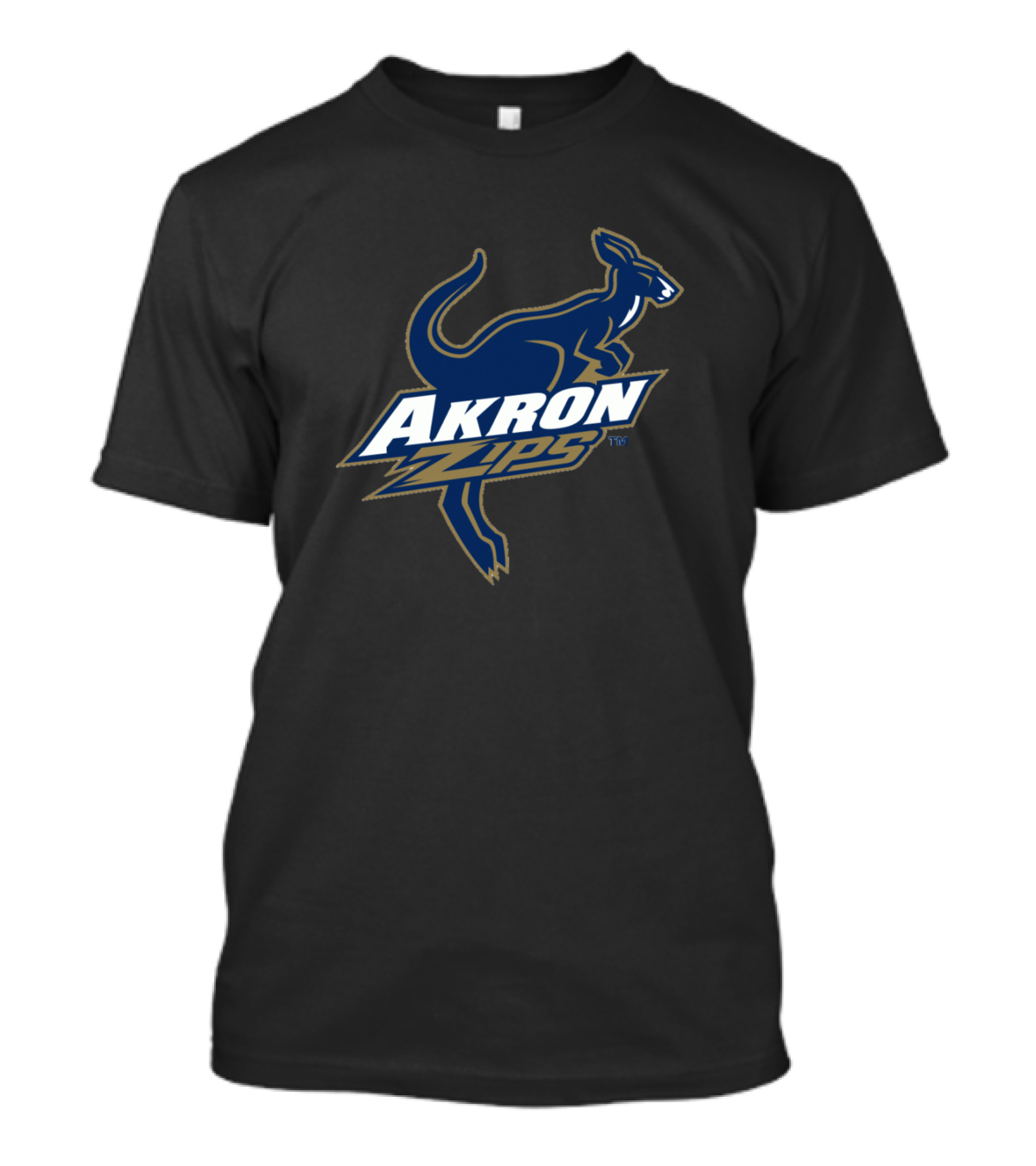 Akron Zips Kangaroo Logo College University Sports Fan T-Shirt