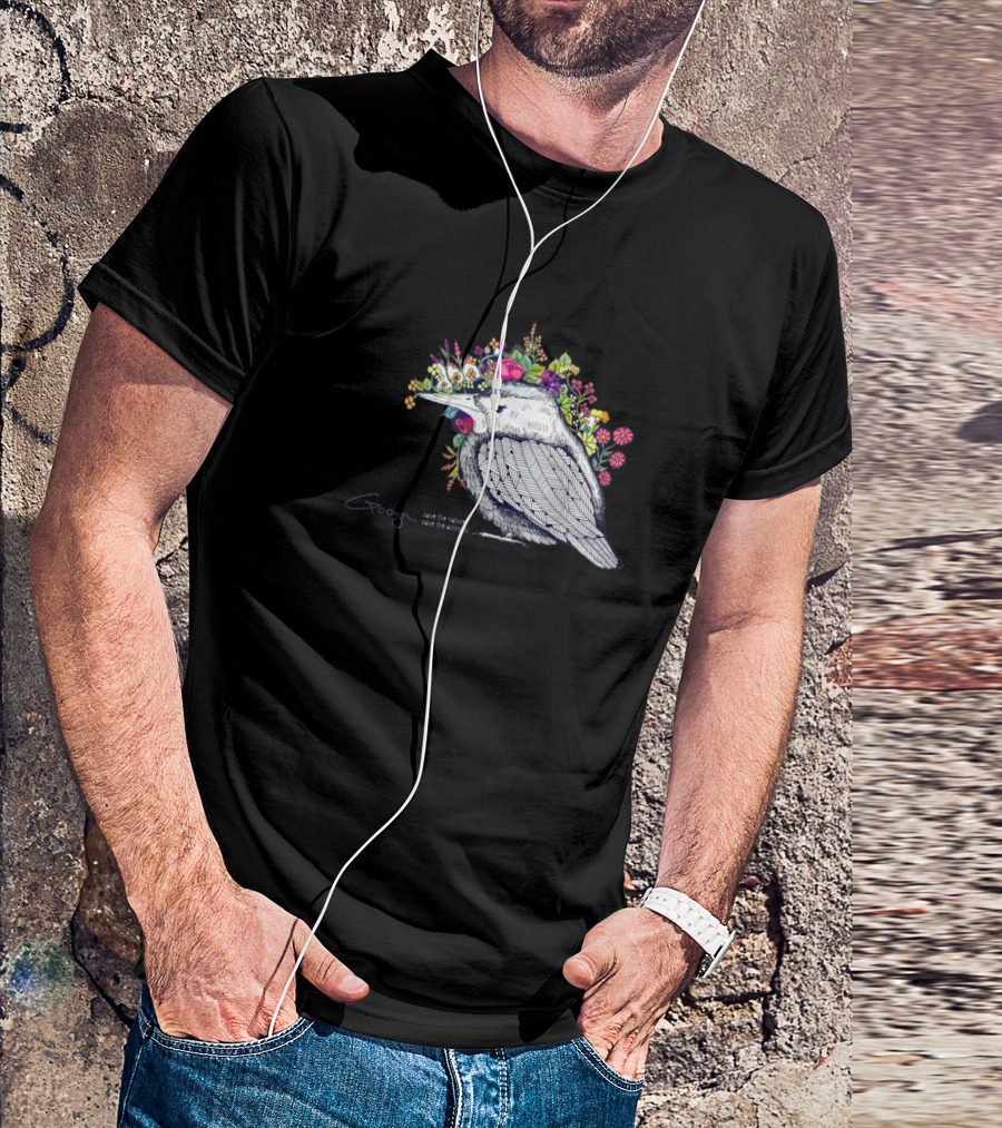 Take The Risk Rue The Chance Bird Flower T-Shirt
