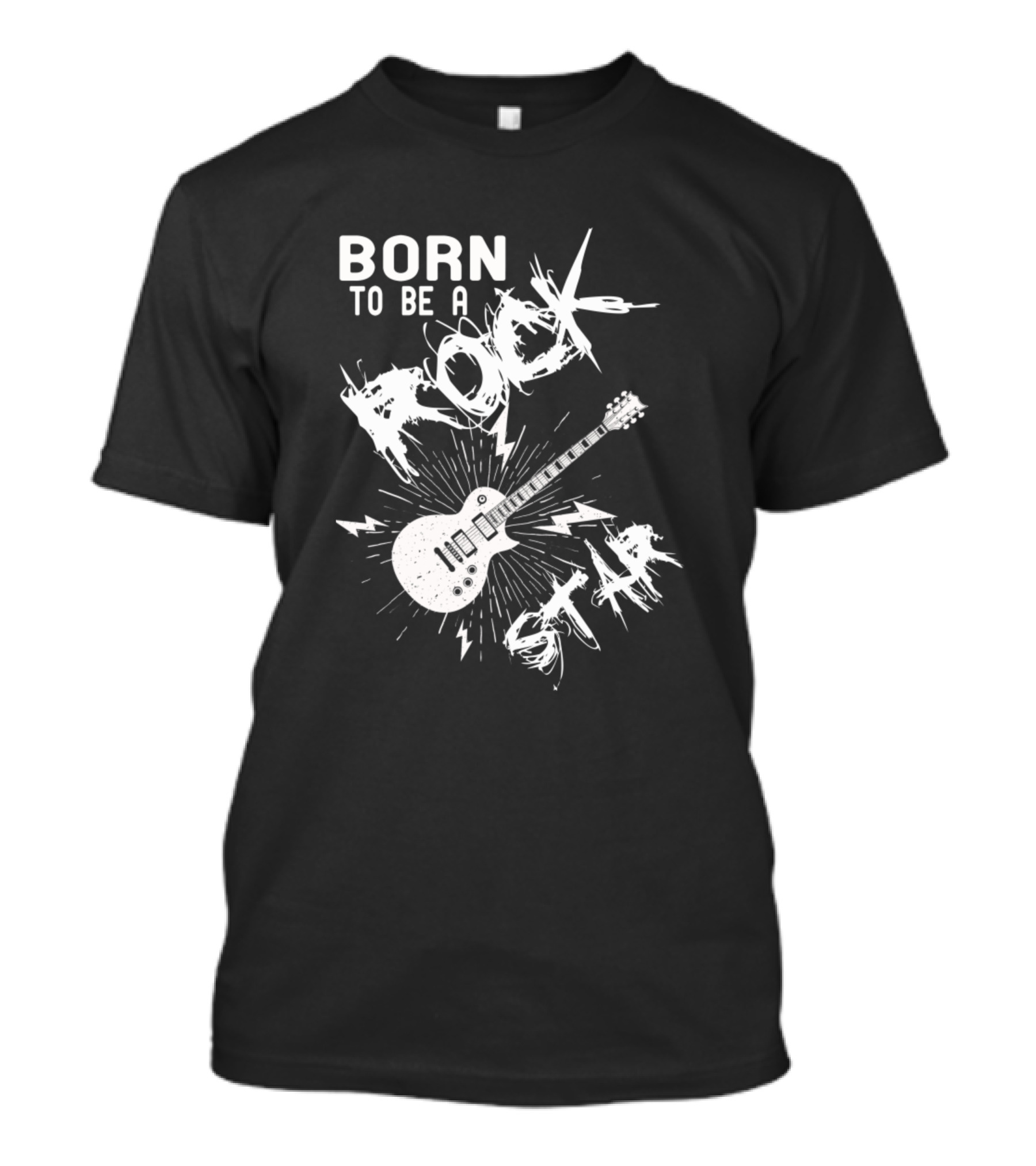 Born To Be A Rock Star Guitar Electric Energy T-Shirt