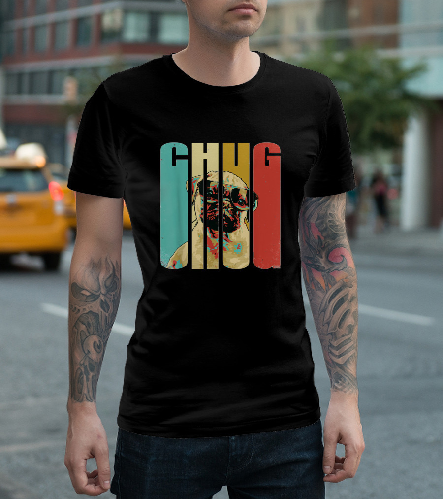 Chug Dog Lovers Vintage Dogs T-Shirt