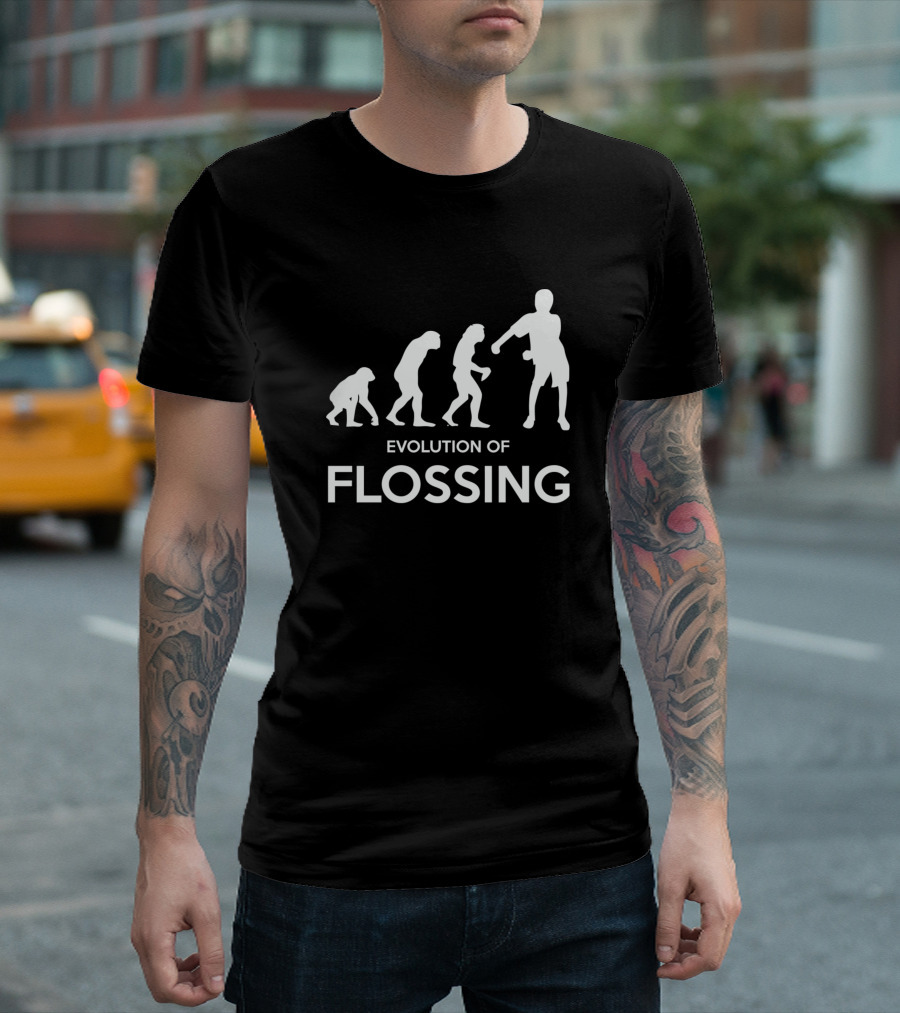 Evolution Of Flossing Dance Progression T-Shirt