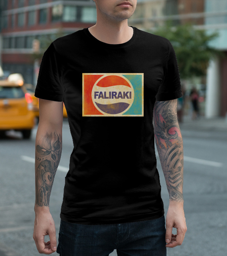 Faliraki Retro Style Pepsi Circle T-Shirt