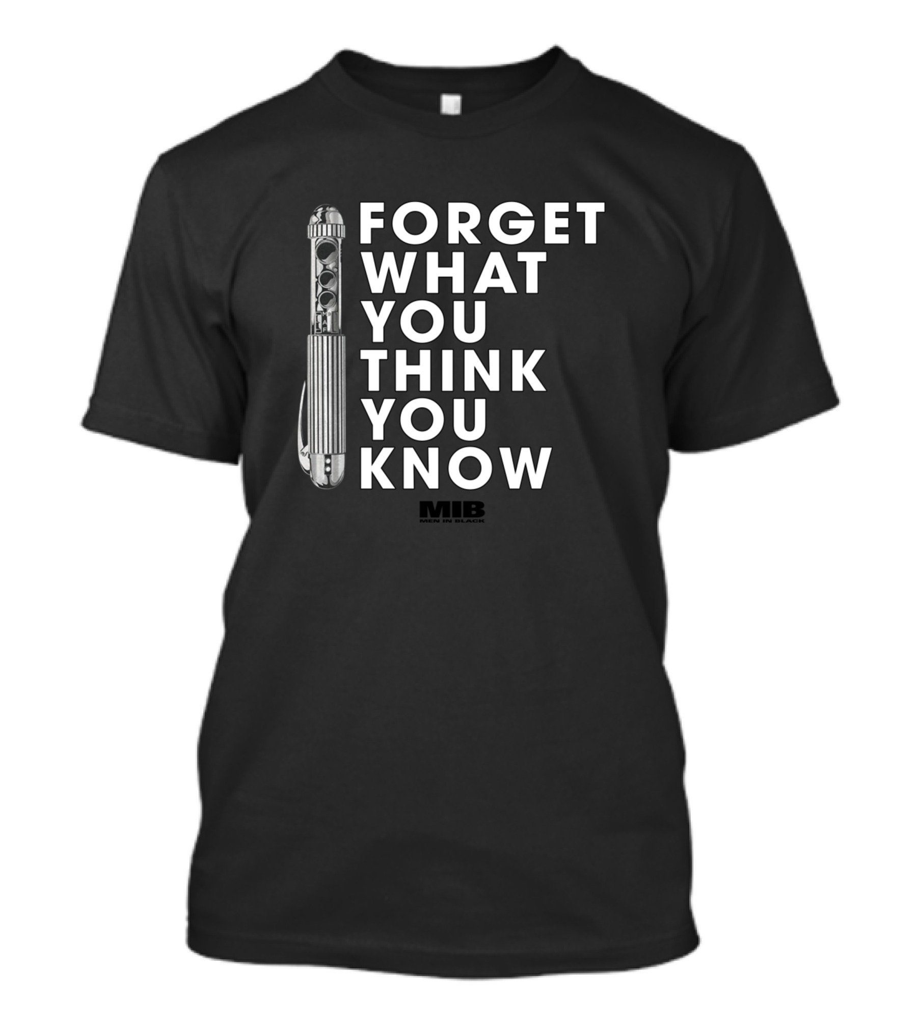 Forget What You Think You Know MIB Men In Black Neuralyzer T-Shirt