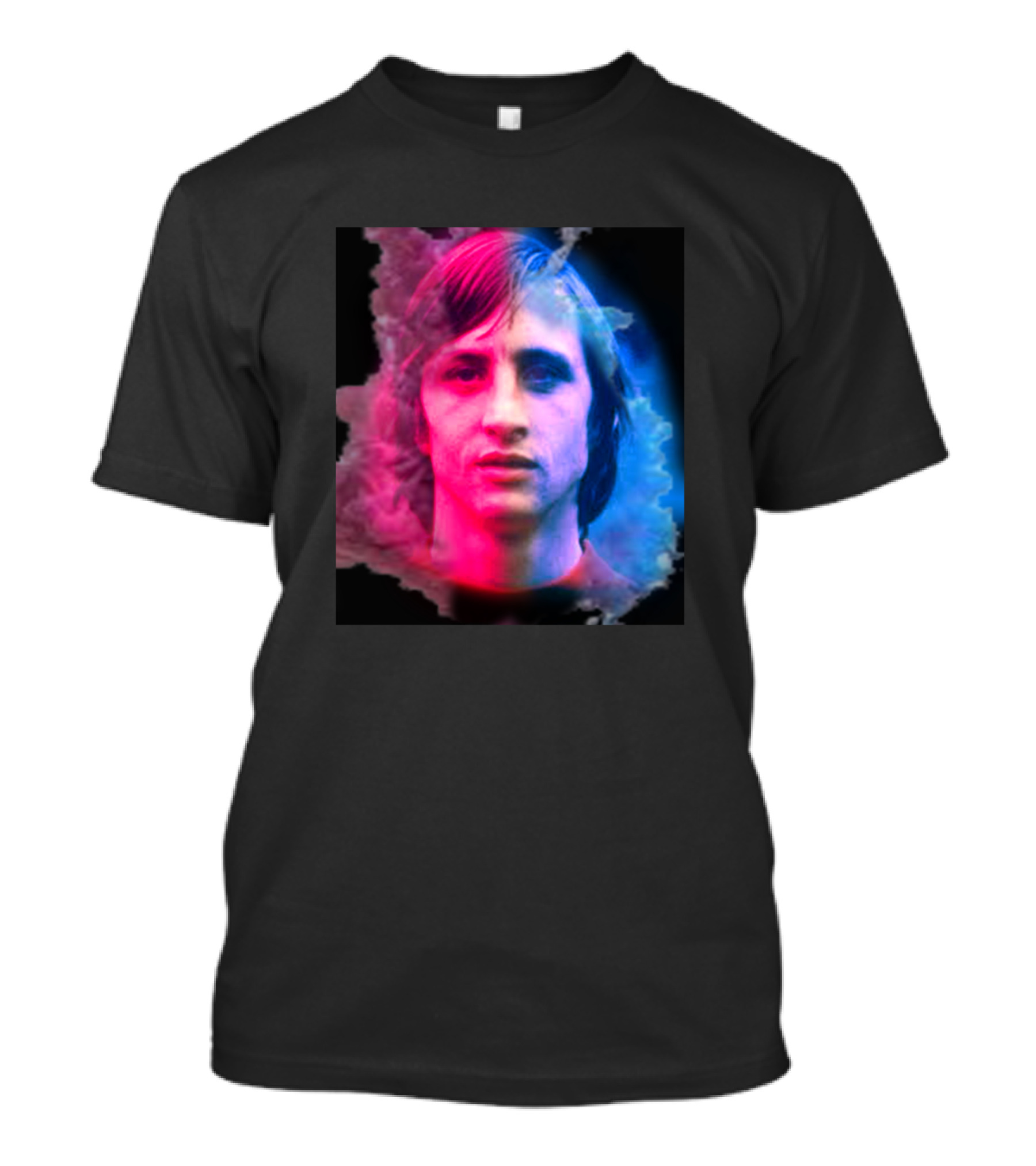 Johan Cruyff Iconic Portrait Neon T-Shirt