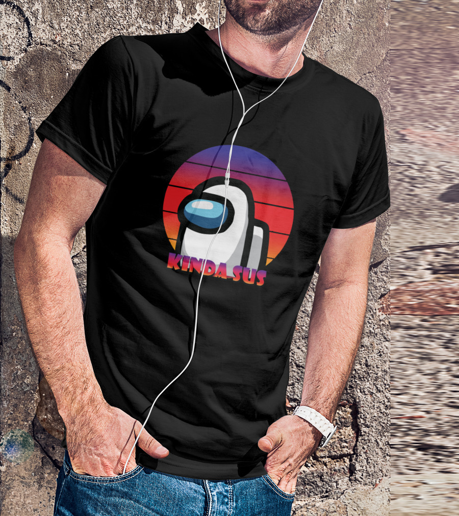 Kinda Sus Among Us Sunset T-Shirt