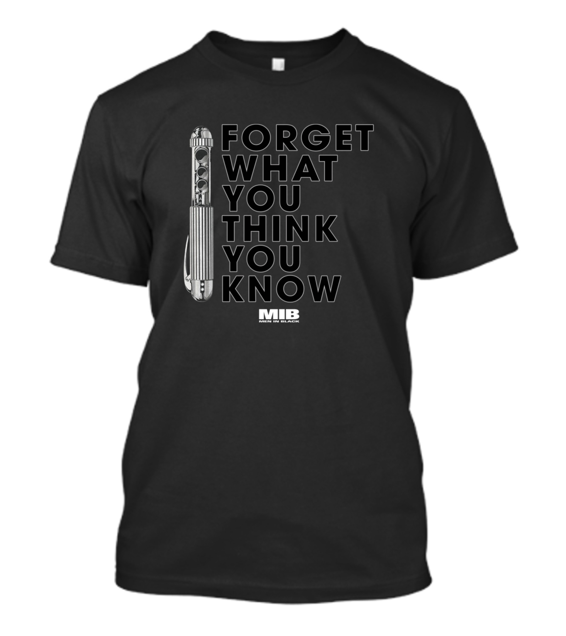 MIB Forget What You Think You Know Neuralyzer Men In Black T-Shirt