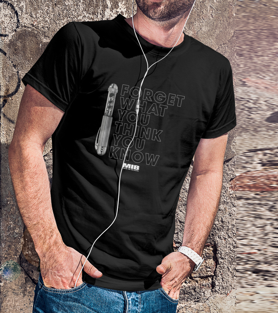 MIB Forget What You Think You Know Neuralyzer Men In Black T-Shirt