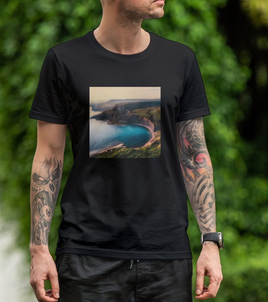 Coastal Serenity With Water I Love Nature T-Shirt