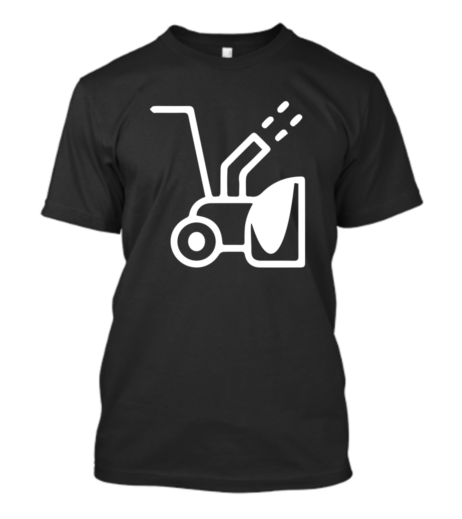Snowblower Machine Icon White T-Shirt