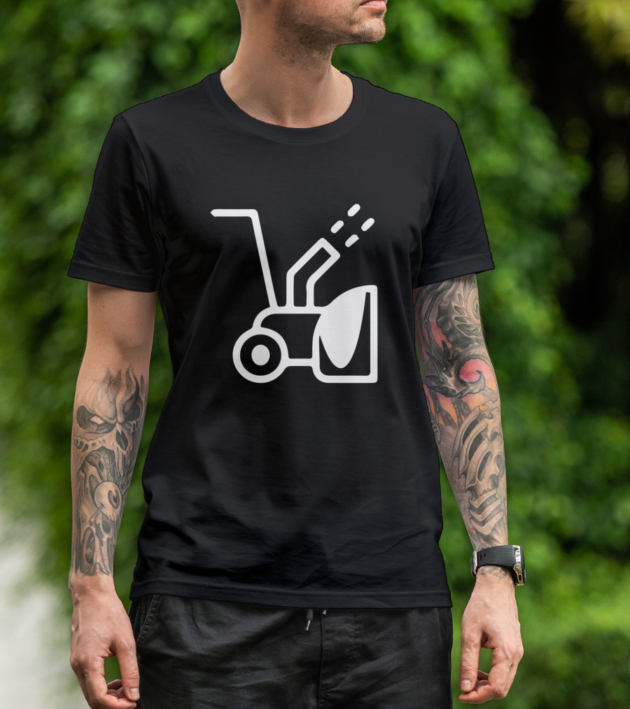 Snowblower Machine Icon White T-Shirt