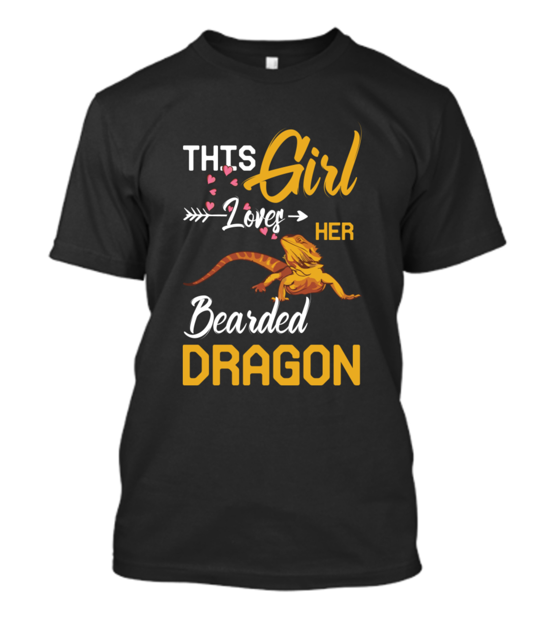 THTS Girl Loves Her Bearded Dragon T-Shirt