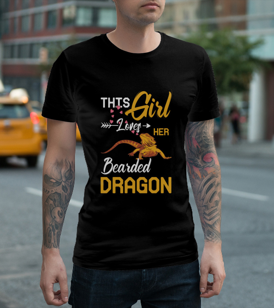 THTS Girl Loves Her Bearded Dragon T-Shirt