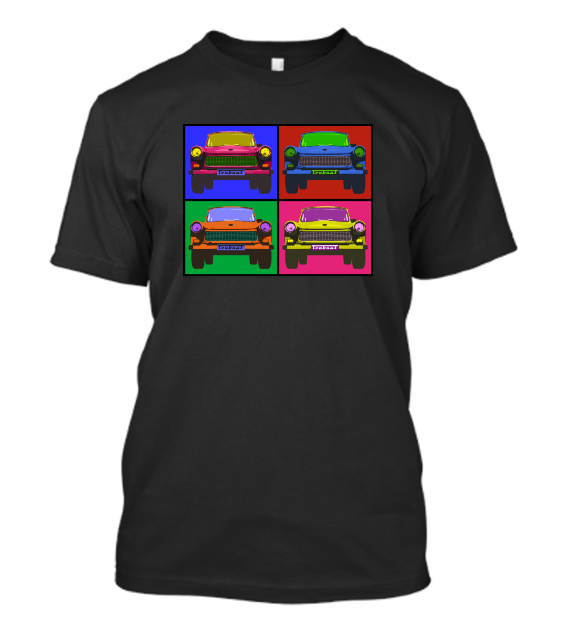 Trabant 601 Pop Art Style Andy Warhol Influence T-Shirt