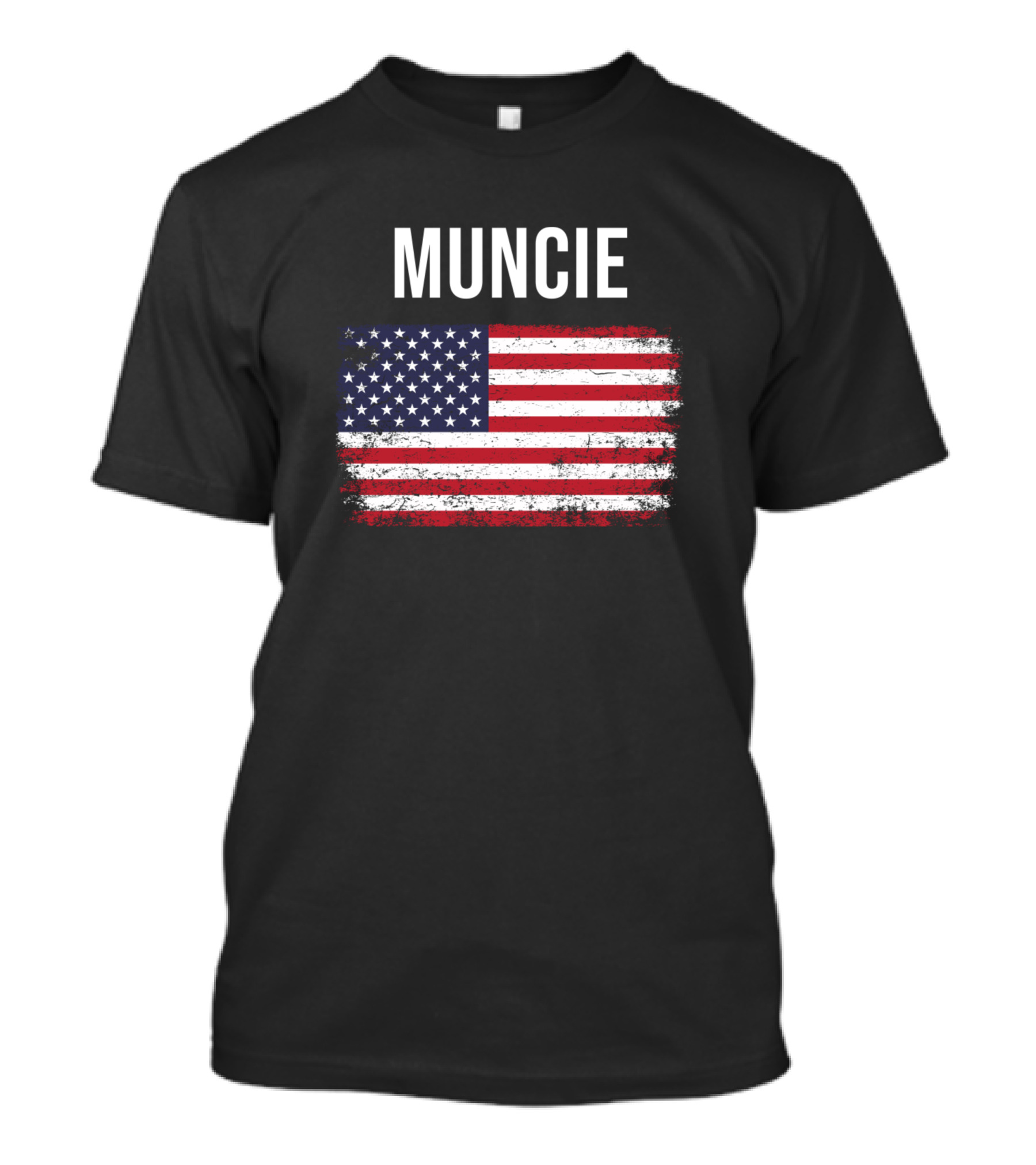 Muncie American Flag T-Shirt