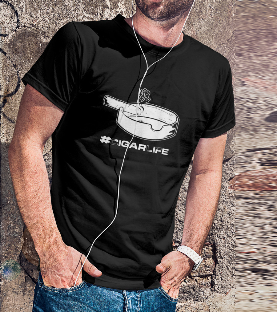 Cigarlife Smoking Cigarette Nicotine T-Shirt