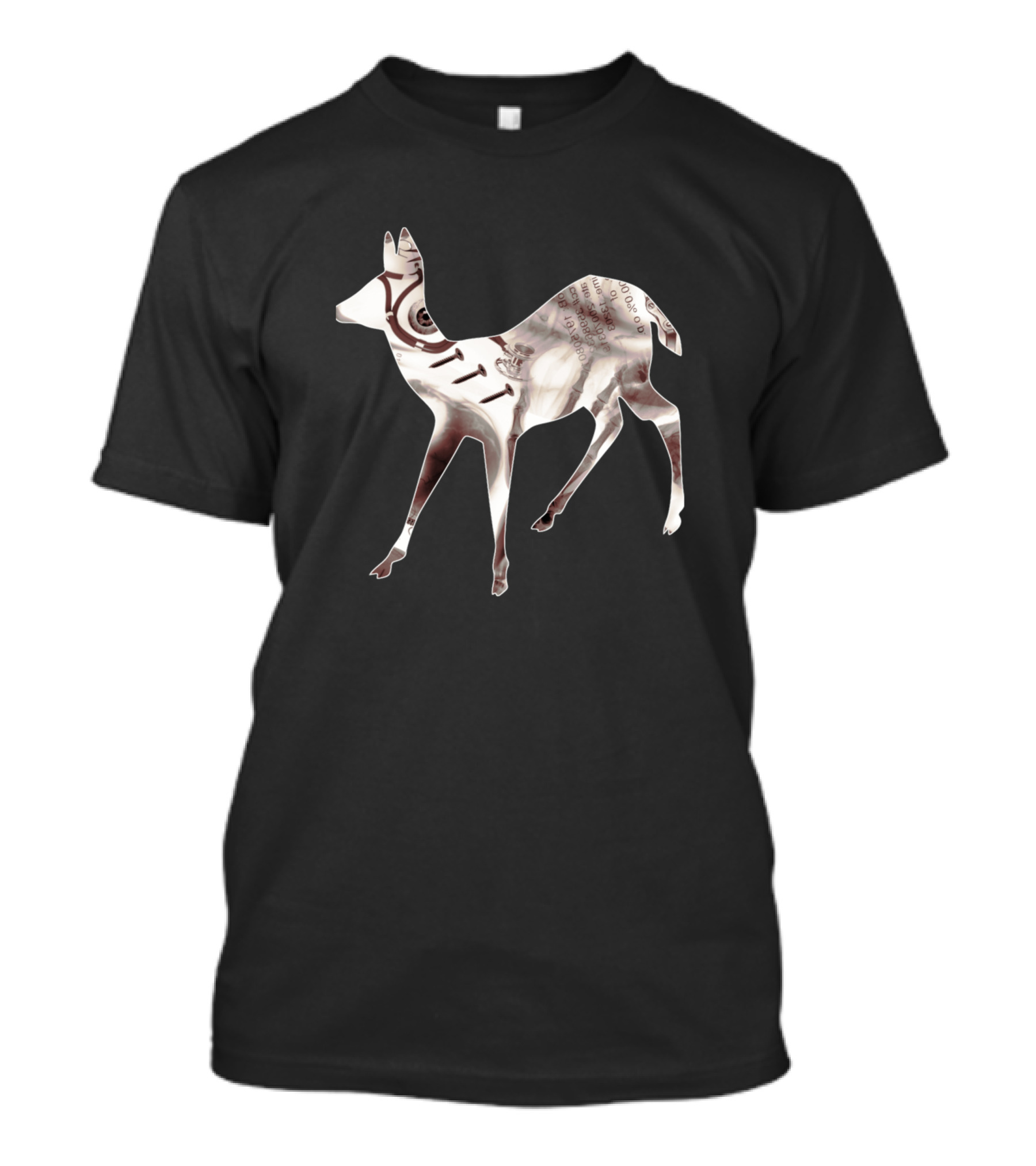 Deer Silhouette With Intricate Patterns 2121018 T-Shirt