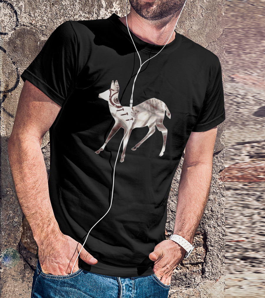 Deer Silhouette With Intricate Patterns 2121018 T-Shirt